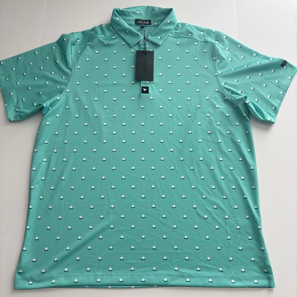 Men’s Bad Birdie Golf Aim Point Pique Tech Polo Shirt XXL MSRP $78